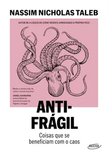 Capa do livro Antifrágil: coisas que se beneficiam com o caos