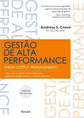 Capa do livro Gestão de Alta Performance, de Andrew S. Grove