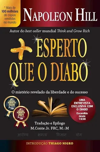 Capa do livro Mais esperto que o Diabo: o mistério revelado da liberdade e do sucesso, de Napoleon Hill