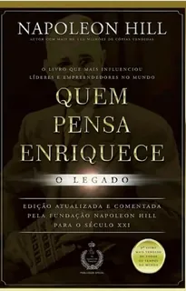 Capa do livro Quem Pensa Enriquece: o legado