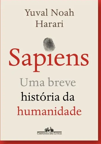 Capa do livro Sapiens: uma breve história da humanidade (nova edição), de Yuval Noah Harari