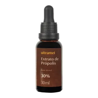 Frasco do Própolis Marrom 30% da Ultramel